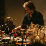 Shakeeb Abu Hamdan playing the drums