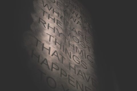 some text and shadows